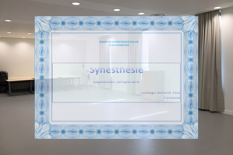 Photos de l&#039;exposition « Synesthésie » qui s&#039;est déroulée du 13 au 16 mars 2018